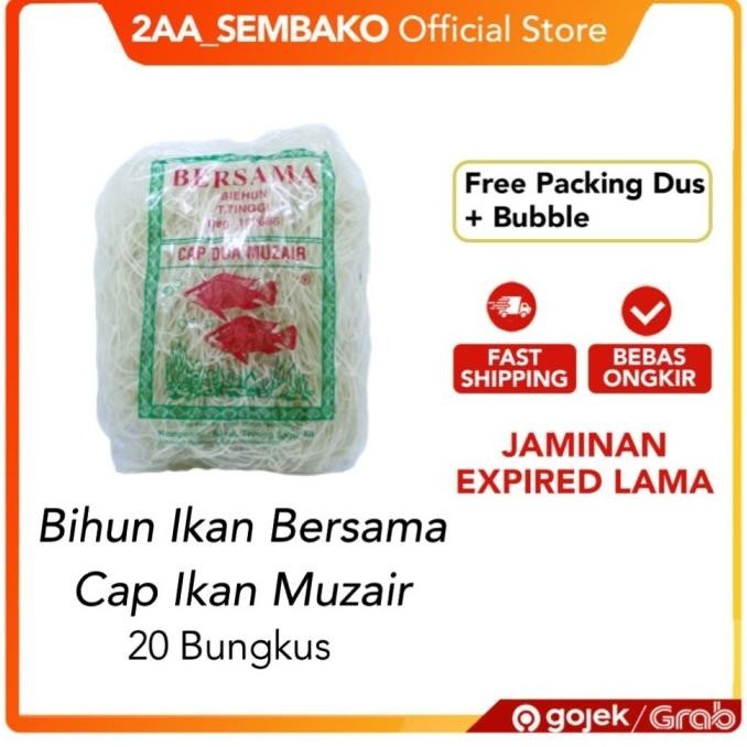 

TERBARU BIHUN IKAN BERSAMA CAP DUA MUZAIR 300G / BIHUN MEDAN 20BKS !!!!!