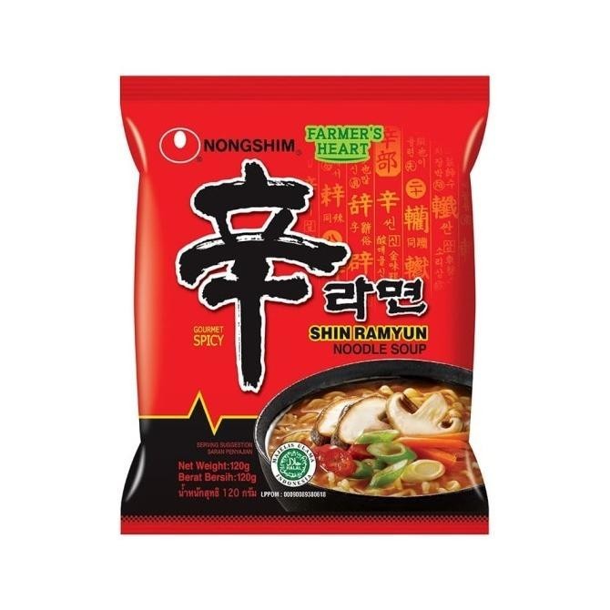 

BIG SALE NONGSHIM MIE INSTAN SHIN RAMYUN 120 GR MULTIPACK !!!!!