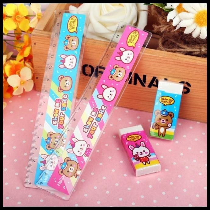 

BEST DEAL MRJ PAKET ALAT TULIS SET 8IN1 STATIONERY SET STUDY SET ANAK KARAKTER !!