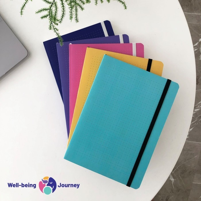 

Well-Being Journey Dotted Journal Soft Cover