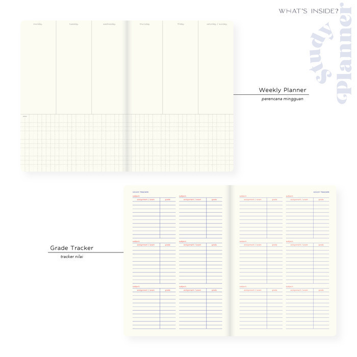

Paperie Lab - Study Planner Notebook