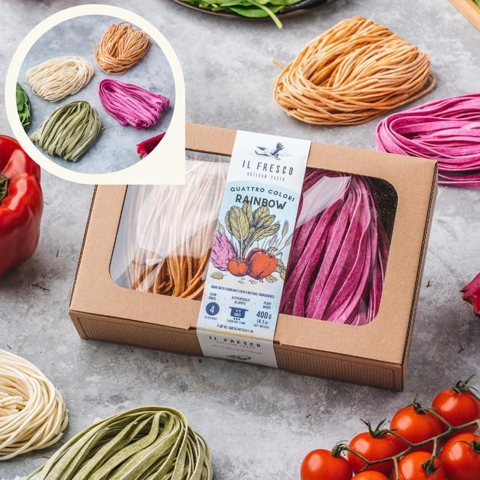 

TERBARU HOMEMADE PASTA MIX FLAVORS 400G / HANDMADE ARTISAN HOME MADE MIE SEHAT !!!!!