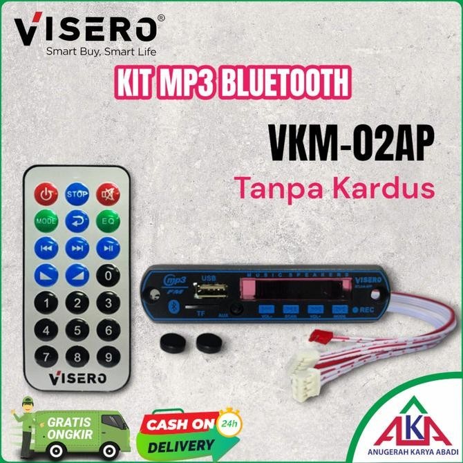 Kit Modul MP3 VISERO App Bluetooth Kualitas Premium