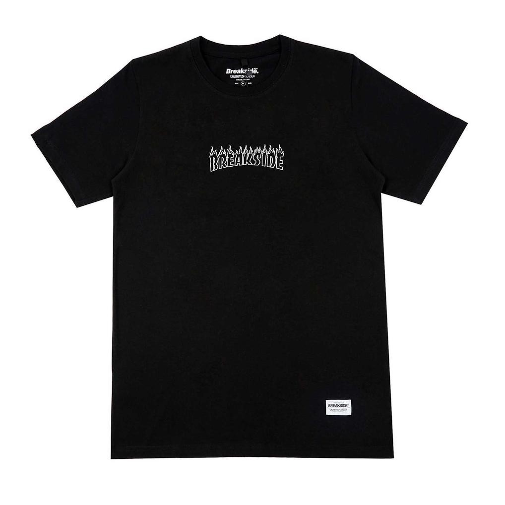 Kaos Baju Distro Breakside T-Shirt Onfire Black  Original Anak Dewasa Terbaru
