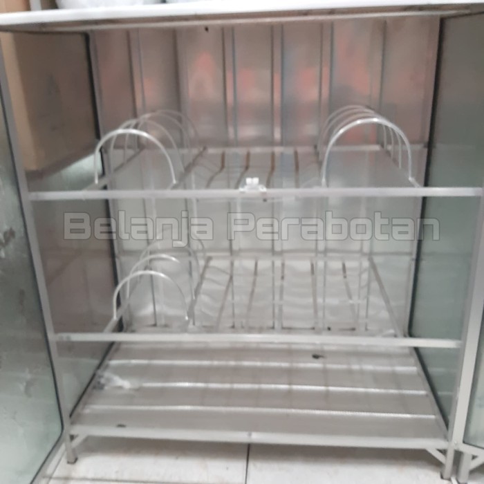 Tersedia Rak Piring 2 Pintu Kaca