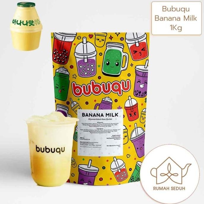 

NEW PRODUK 1KG BUBUQU BANANA MILK POWDER DRINK - BUBUK MINUMAN PISANG SUSU !!!!!