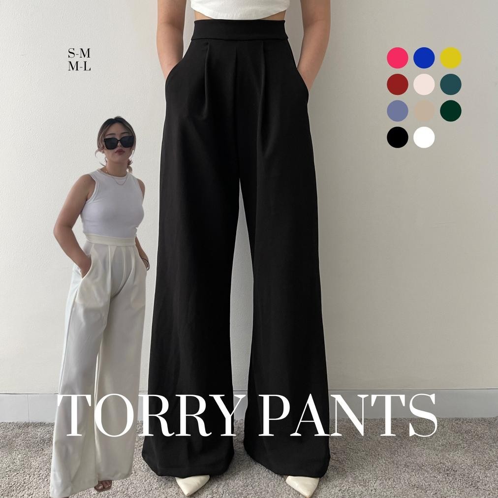 Celana Kulot Jumbo Wanita Avgal Torry Pants Bahan Premium