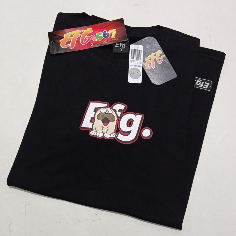 Kaos Viral Efg Doog Pakaian Remaja Efg Kasual Lengan Pendek Distro - Atasan - Premium Pria Wanita Te
