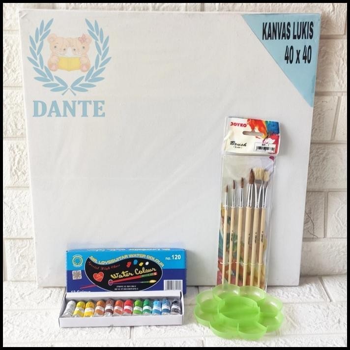 

GRATIS ONGKIR PAKET MELUKIS SET KANVAS 40X40 KUAS PALET !!!!!!!