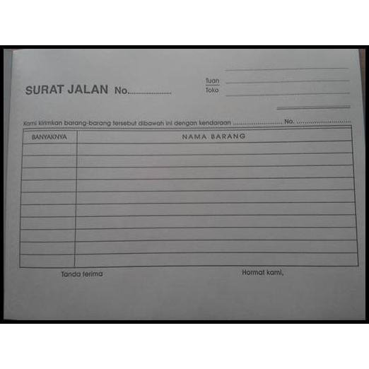 

TERMURAH SURAT JALAN RANGKAP 3 (PAPERLINE) !!