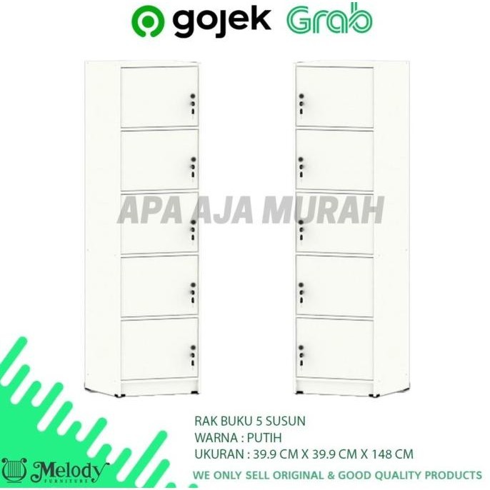 

Lemari Kabinet Dengan Kunci / Loker Kabinet 4 Susun Dan 5 Susun Kualitas Premium