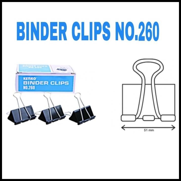 

HOT DEAL BINDER CLIPS NO.260 !!!