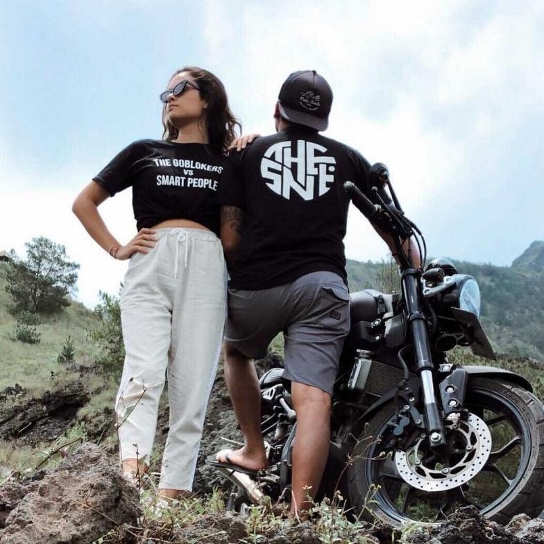 Kaos Baju Goblokers The Goblokers Vs Smart People + Logo Basic Bobon Santoso Original Anak Dewasa Te