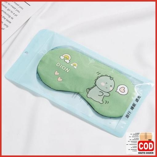 Extra Penutup Mata Tidur Eye Cover Mask Kacamata Anak Motif Hewan Binatang Kartun Simple Cartoon Unt