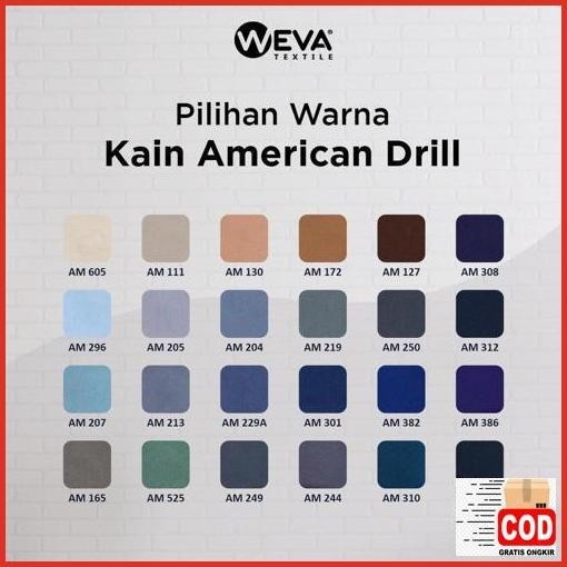 New Arrival Bahan Kain American Drill - Kain Kemeja Seragam Amerika 1919 Jaminan Mutu