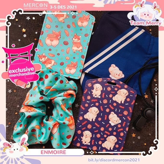 

Doggo Card Holder, Mask, Scrunchie Premium Murah Baru