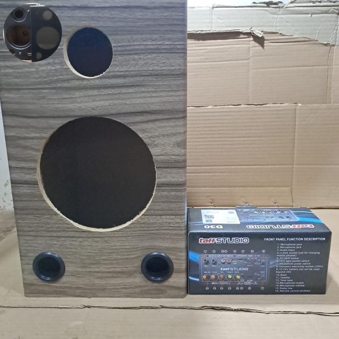 Box Speaker aktif 6 " inchi with Lubang Modul Kit aktif .
