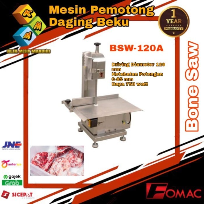 Mesin Pemotong Tulang Daging Beku Bone Saw Bsw-120A Fomac