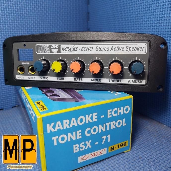 Kit modul tone control speaker aktif karaoke echo mix BSX 71 NELC N196