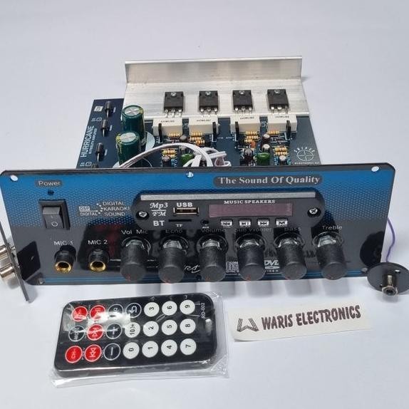 Siap Kirim, Kit Mesin Speaker Aktif Amplifier Modul Mp3 Usb Stereo