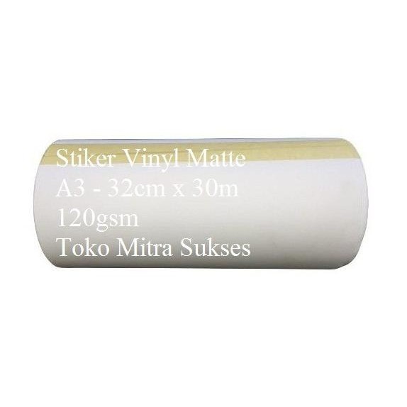 

Stiker Vinyl Matte Inkjet A3+ Roll - 32Cm X 30M