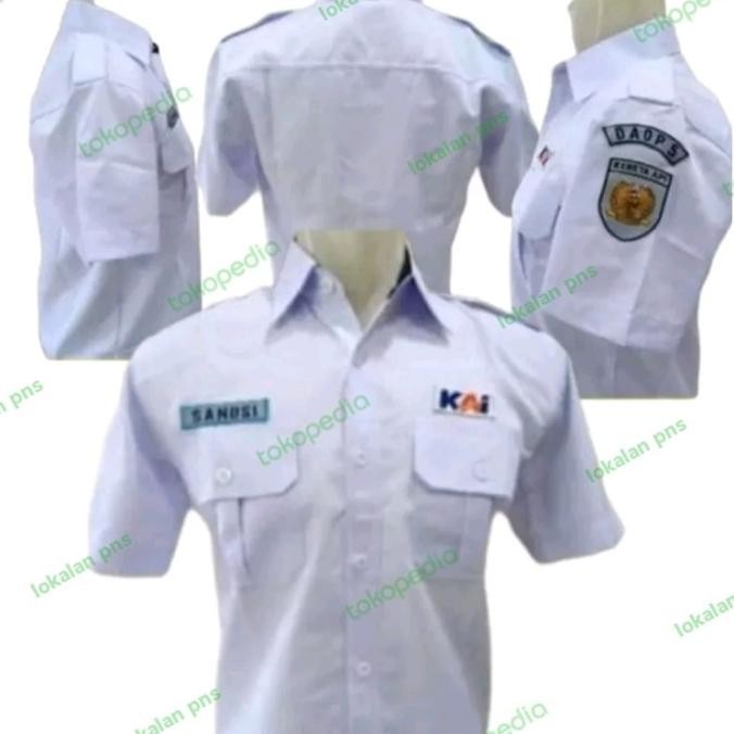 seragam KAI kemeja KAI pdh KAI baju KAI seragam kereta api kemeja R6
