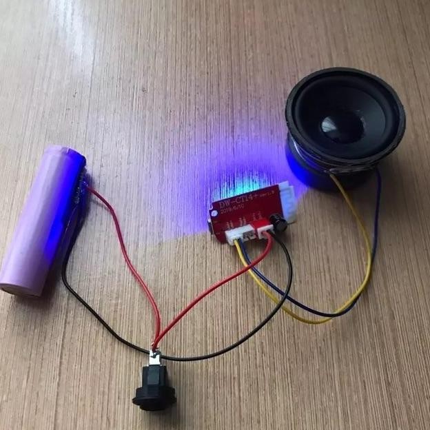[OS] Audio Amplifier DC 3.7V 5V 3W DIY Bluetooth Speaker Musik modul