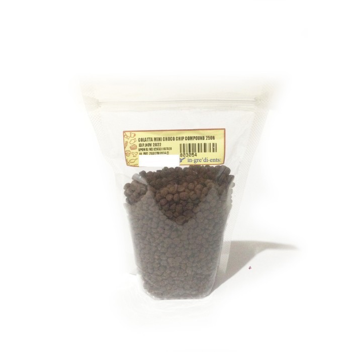 

Adlian Colatta Mini Choco Chip Compound 250G Colatta Mini Chip Dark Chocolate