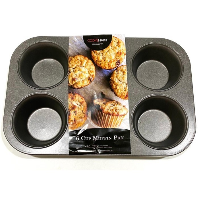 

Adlian Loyang Muffin 6 Cup Lubang Besar 28X19 Cm