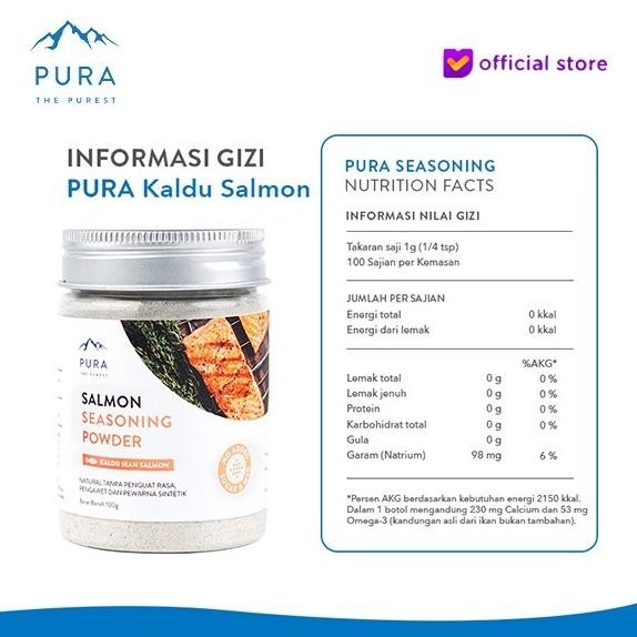 

2 Pura Kaldu Ayam Kampung, Sapi, Jamur & Salmon (100gr) - MPASI TRS