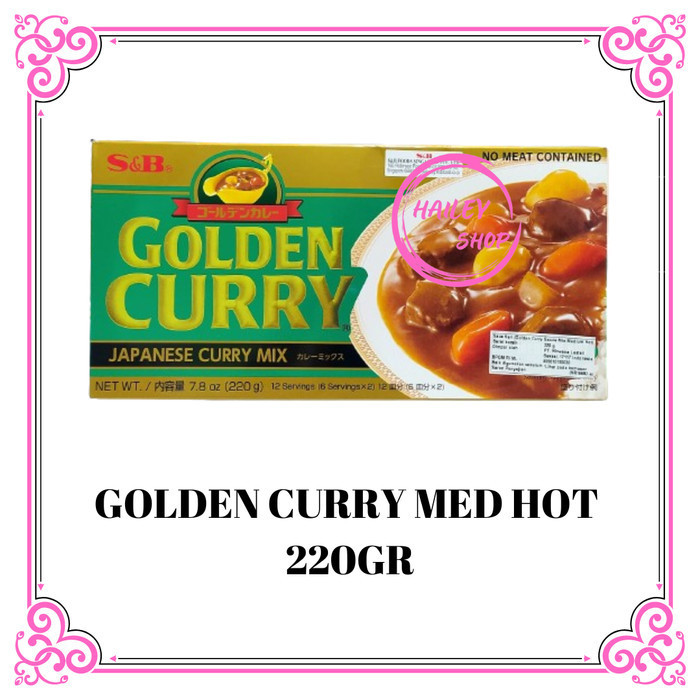 

S&B Golden Curry Medium Hot 220Gr Sb Kari Jepang 220 Gr Med