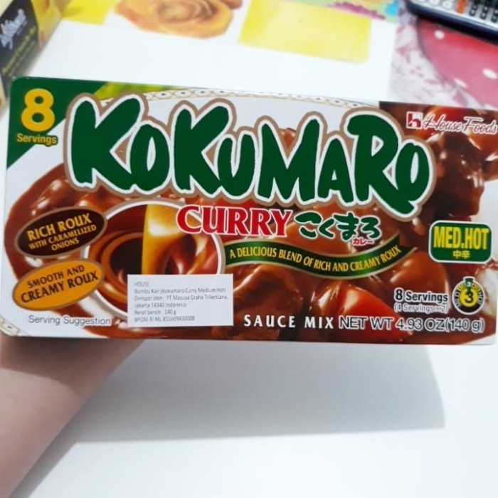 

House Kokumaro Curry Sauce X Medium Hot 140G / Saus Kari Jepang Kare