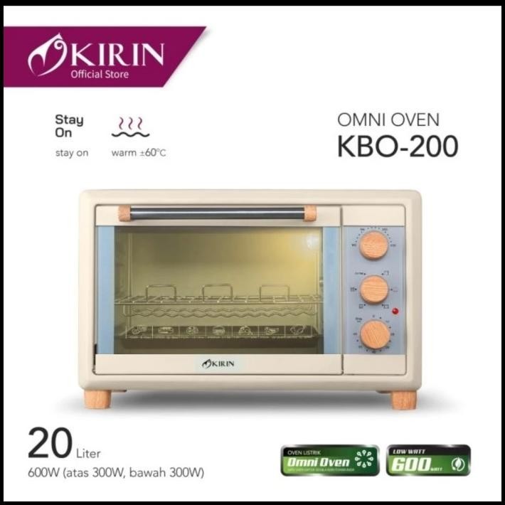 KIRIN OVEN LISTRIK 20 LITER KBO200RAB / KBO-200RAB