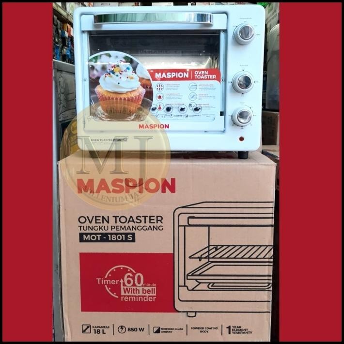 OVEN LISTRIK MASPION 18 LITER MOT 1801 S