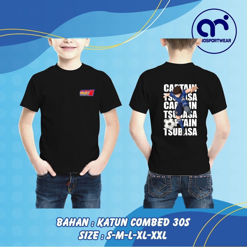 AROSPORTWEAR - Kaos Baju Anak CAPTAIN TSUBASA Kaos Anime