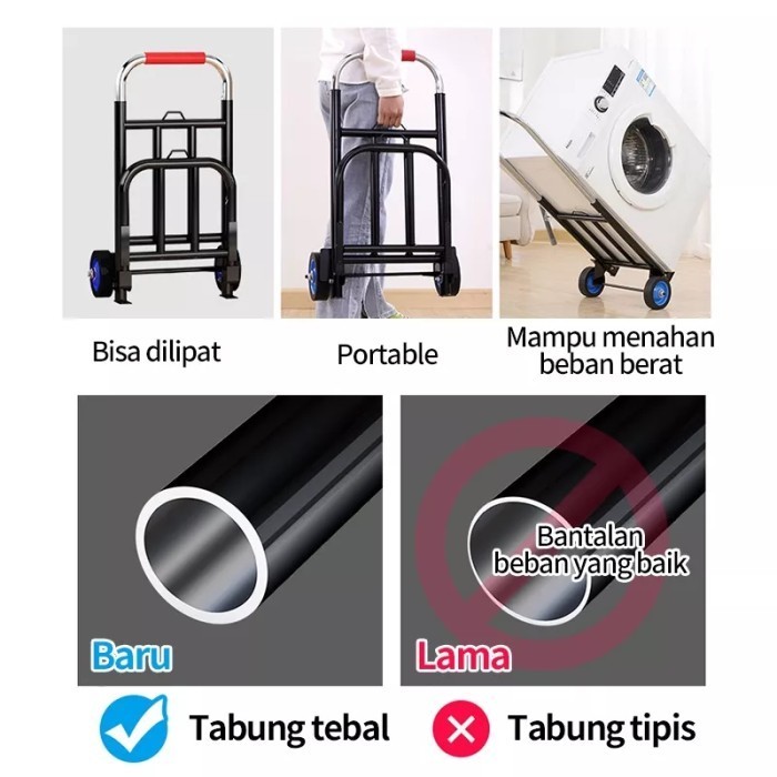 

Troli Barang Serbaguna Roda 6 Kokoh Berkualitas