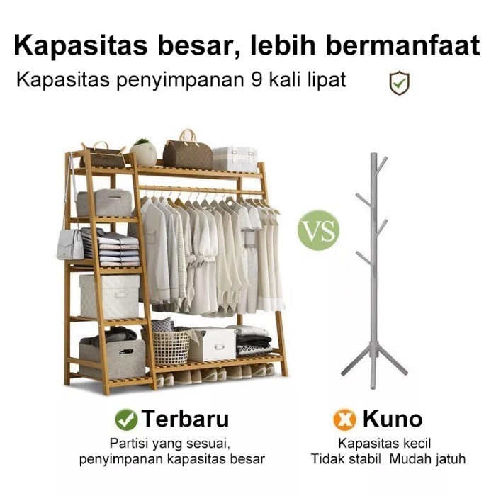 

Rak Baju Gantung Besar Kokoh