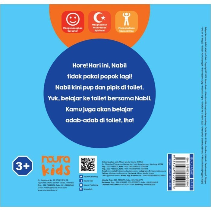 

Buku Anak Adab Ke Toilet Bersama Nabil- Boardbook