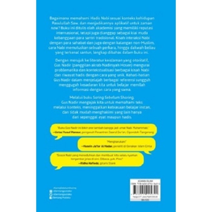 

Saring Sebelum Sharing Nadirsyah Hosen - Bentang Pustaka