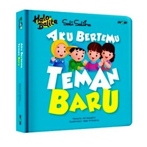 

Halo Balita Sali Saliha Aku Bertemu Teman Baru Boardbook