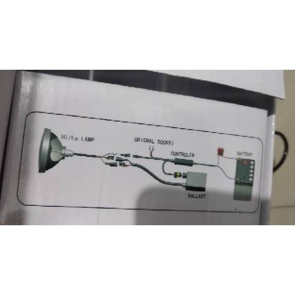 Lampu Depan Hid Xenon Motor 6000K