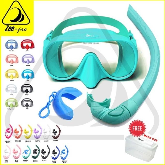BEBAS ONGKIR - Mask Diving Frameless M1 Zeepro Copy Hollis Kacamata Selam Freediving