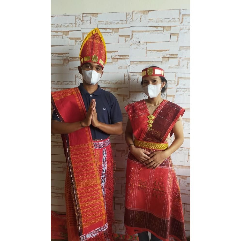 XCV Paket baju adat batak - paket ulos batak couple prawed / prawedding - paket pesta batak TERLARIS