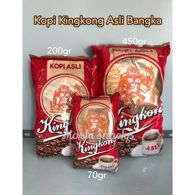 

Kopi Bubuk Kingkong Asli Bangka 450Gr
