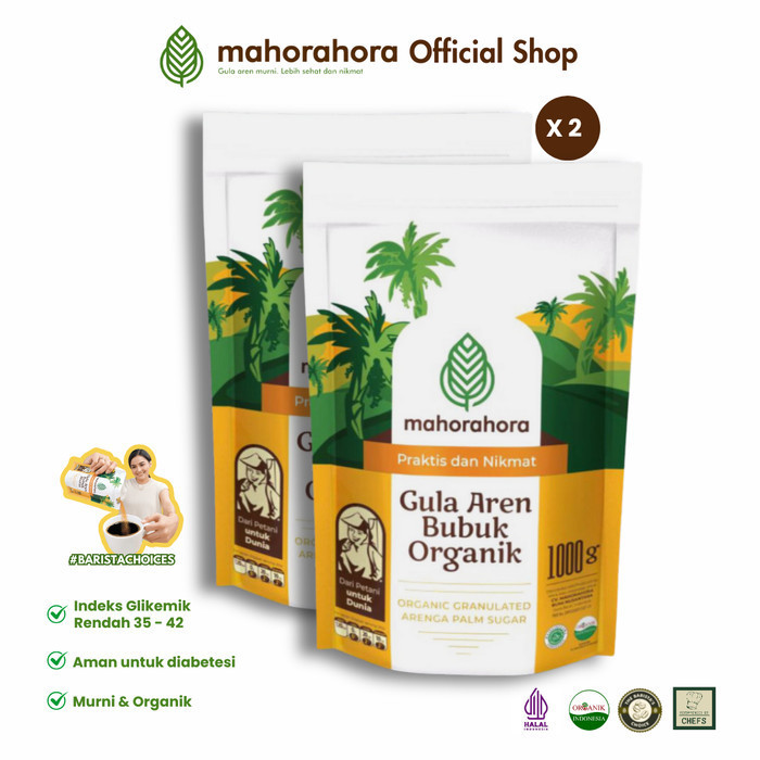 

Paket Hemat Gula Aren Bubuk Murni Dan Organik 1000Gr/1Kg Mahorahora