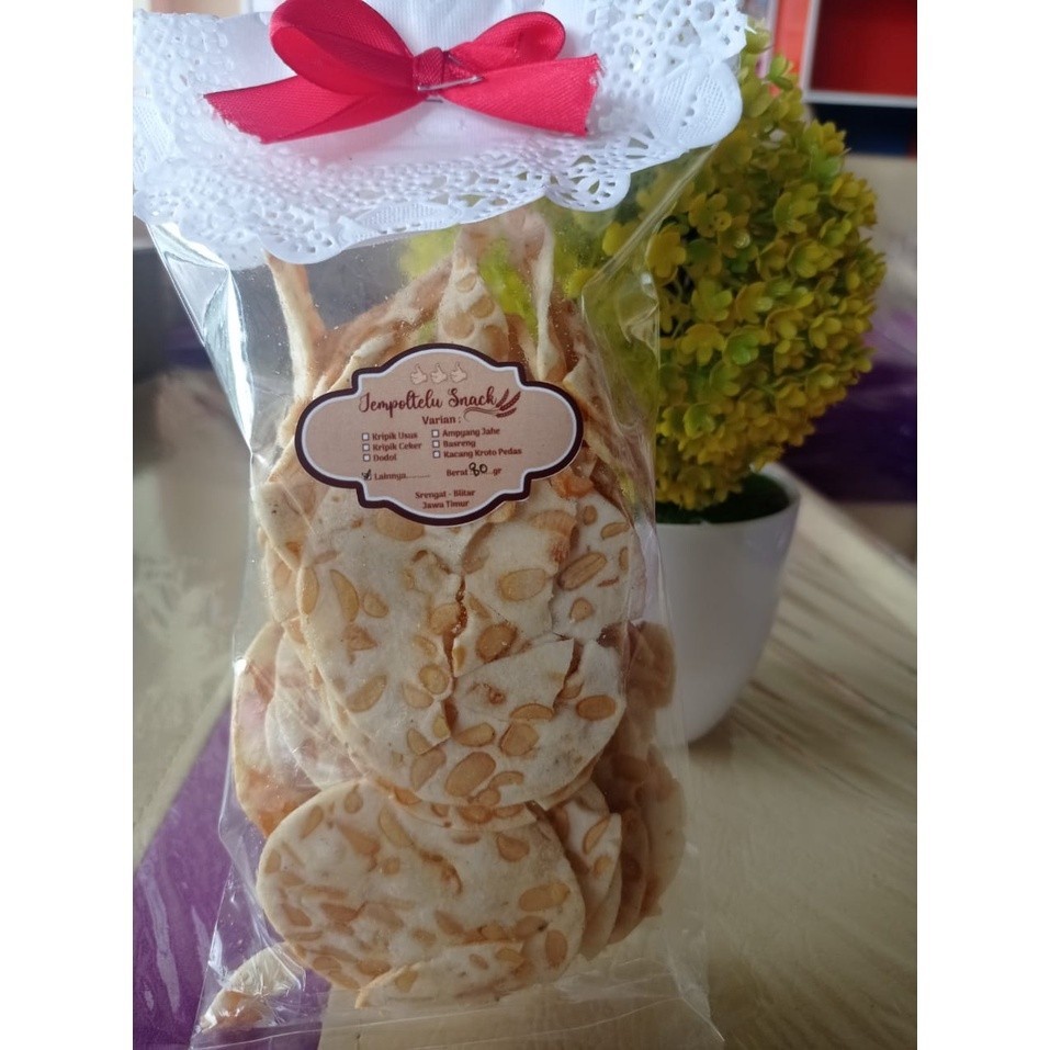 

UK1 Souvenir Murah Keripik Tempe /Kripik Tempe Asul Asul Hajatan IWb