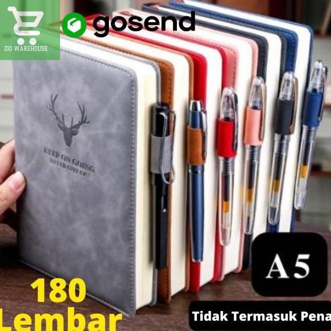 

Notebook Aesthetic A5 180 Lembar Buku Tulis Agenda Catatan Kantor Baktioktavianiseller