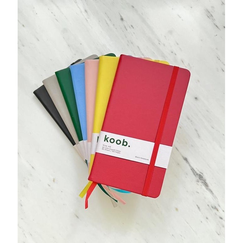 

A601 Koob. Notebook A6+ Buku Tulis Polos / Plain Agenda Jurnal Diary Baktioktavianiseller