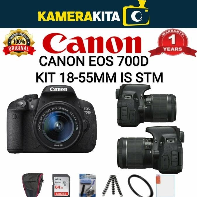 CANON EOS 700D KIT 18-55MM IS STM / KAMERA CANON EOS 700D KIT 18-55MM