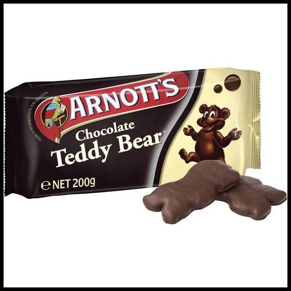 

[200Gr] Arnott'S Chocolate Teddy Bear - Arnotts Biskuit Cokelat Lapis